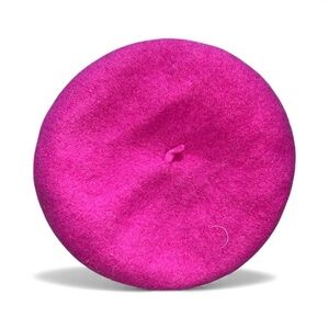 Wool - Vibrant Pink Beret